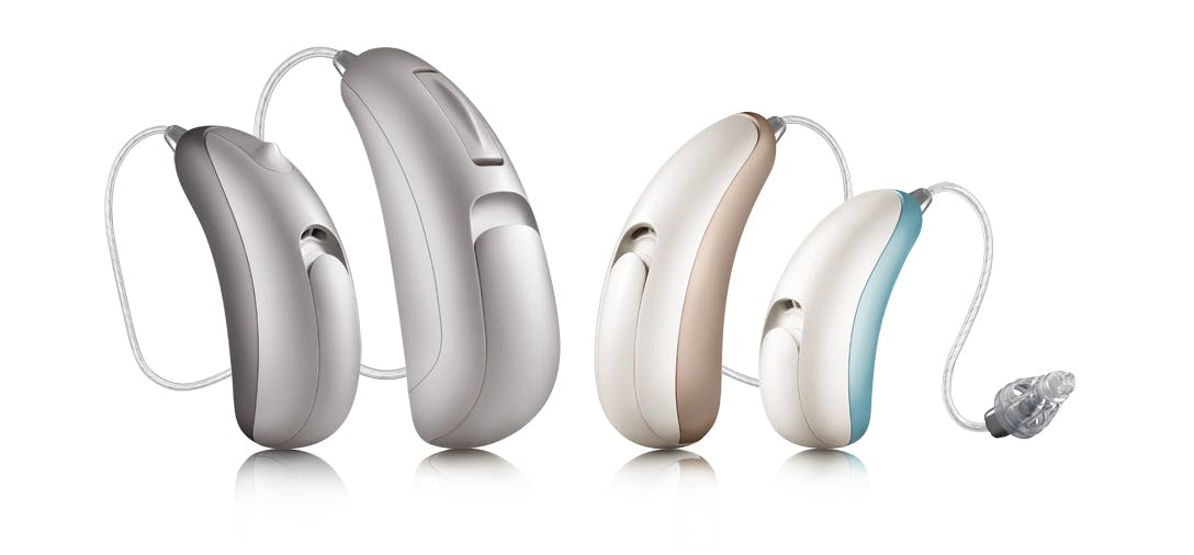 Four Unitron hearing aids